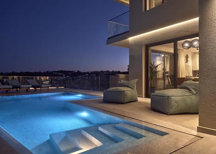 Uparati - Hilltop Sea View Retreat By The Villa Planos